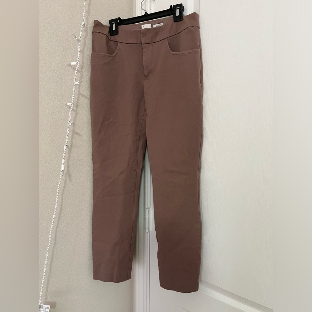 Mauve casual dress pant